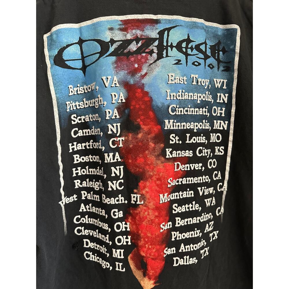 Ozzy Osbourne "Ozzy Fest" Vintage Reprint T-shirt All Sport Tag - Picture 4 of 6